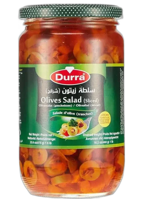 Sliced Olives Salad (400g) — Durra