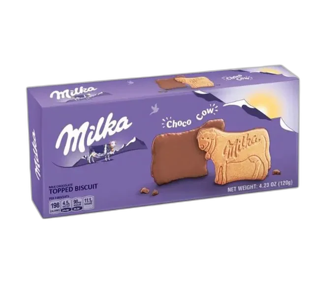 Choco Cow Biscuits (120g) — Milka