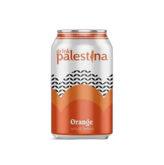 Orange Drink Cans — Palestina