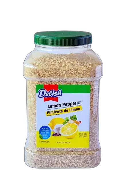 Lemon Pepper Seasoning — Delish (5 lbs / 2268g)