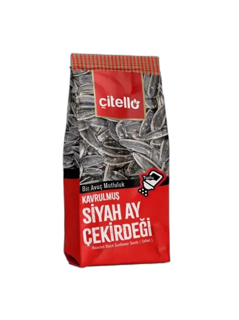 Roasted Black Sunflower Seeds — Citello