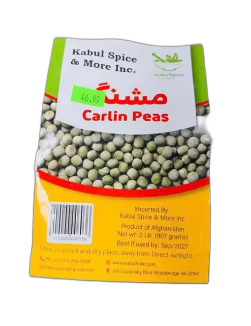 Carlin Peas (Mushing) — Kabul Spice (2 lb)