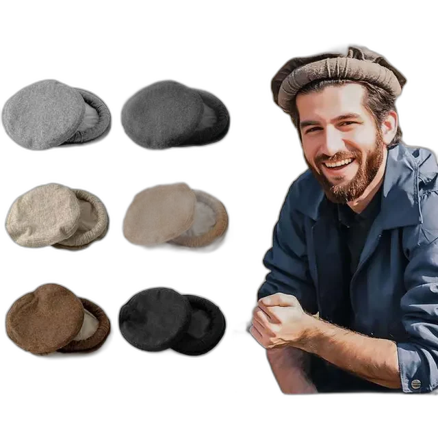 Pashtun Cap (Pakol) — Traditional Wool Cap