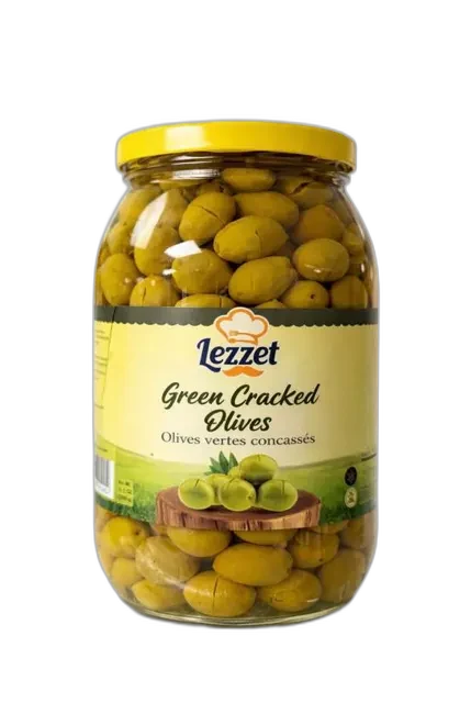 Green Cracked Olives (1700g) — Lezzet